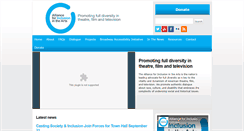 Desktop Screenshot of inclusioninthearts.org